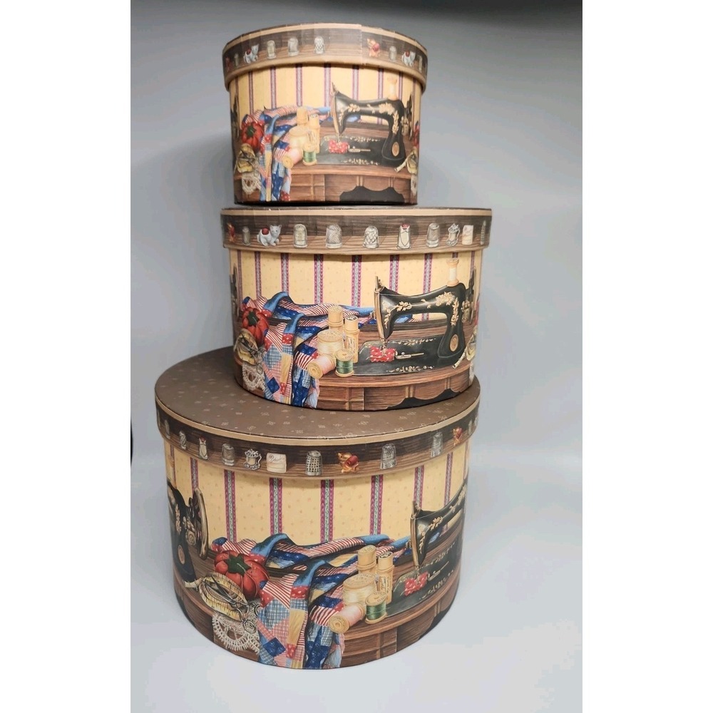 A Stitch In Time Store With Style Sewing Storage Box 3 Piece Nesting Boxes